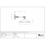 This is an image showing From The Anvil - Smooth Nickel Flora Wall Light in Birch available from T.H Wiggans Architectural Ironmongery in Kendal, quick delivery and discounted prices