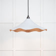 This is an image showing From The Anvil - Smooth Copper Flora Pendant in Birch available from T.H Wiggans Architectural Ironmongery in Kendal, quick delivery and discounted prices