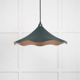 This is an image showing From The Anvil - Smooth Copper Flora Pendant in Dingle available from T.H Wiggans Architectural Ironmongery in Kendal, quick delivery and discounted prices