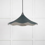 This is an image showing From The Anvil - Smooth Nickel Flora Pendant in Dingle available from T.H Wiggans Architectural Ironmongery in Kendal, quick delivery and discounted prices