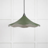 This is an image showing From The Anvil - Smooth Nickel Flora Pendant in Heath available from T.H Wiggans Architectural Ironmongery in Kendal, quick delivery and discounted prices