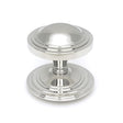 This is an image of From The Anvil - Polished Marine SS (316) Art Deco Centre Door Knob available to order from T.H Wiggans Architectural Ironmongery in Kendal, quick delivery and discounted prices.
