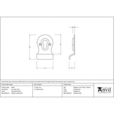 This is an image showing From The Anvil - Polished Marine SS (316) Euro Door Pull available from trade door handles, quick delivery and discounted prices