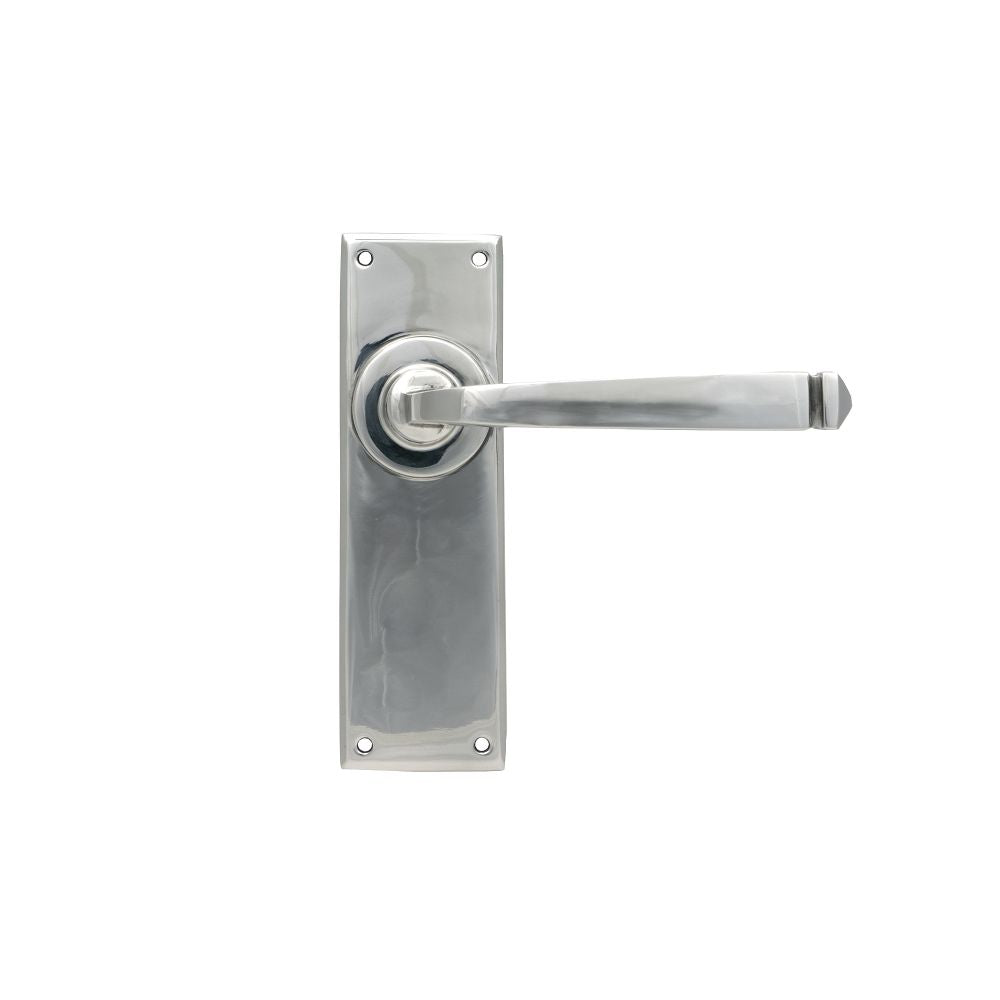 This is an image of From The Anvil - Polished Marine SS (316) Avon Lever Latch Set available to order from T.H Wiggans Architectural Ironmongery in Kendal, quick delivery and discounted prices.