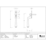 This is an image showing From The Anvil - Polished Marine SS (316) Avon Espag available from T.H Wiggans Architectural Ironmongery in Kendal, quick delivery and discounted prices