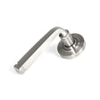 This is an image of From The Anvil - Satin Marine SS (316) Avon Round Lever on Rose Set (Beehive) available to order from T.H Wiggans Architectural Ironmongery in Kendal, quick delivery and discounted prices.