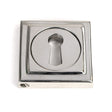 This is an image of From The Anvil - Polished Marine SS (316) Round Escutcheon (Square) available to order from T.H Wiggans Architectural Ironmongery in Kendal, quick delivery and discounted prices.