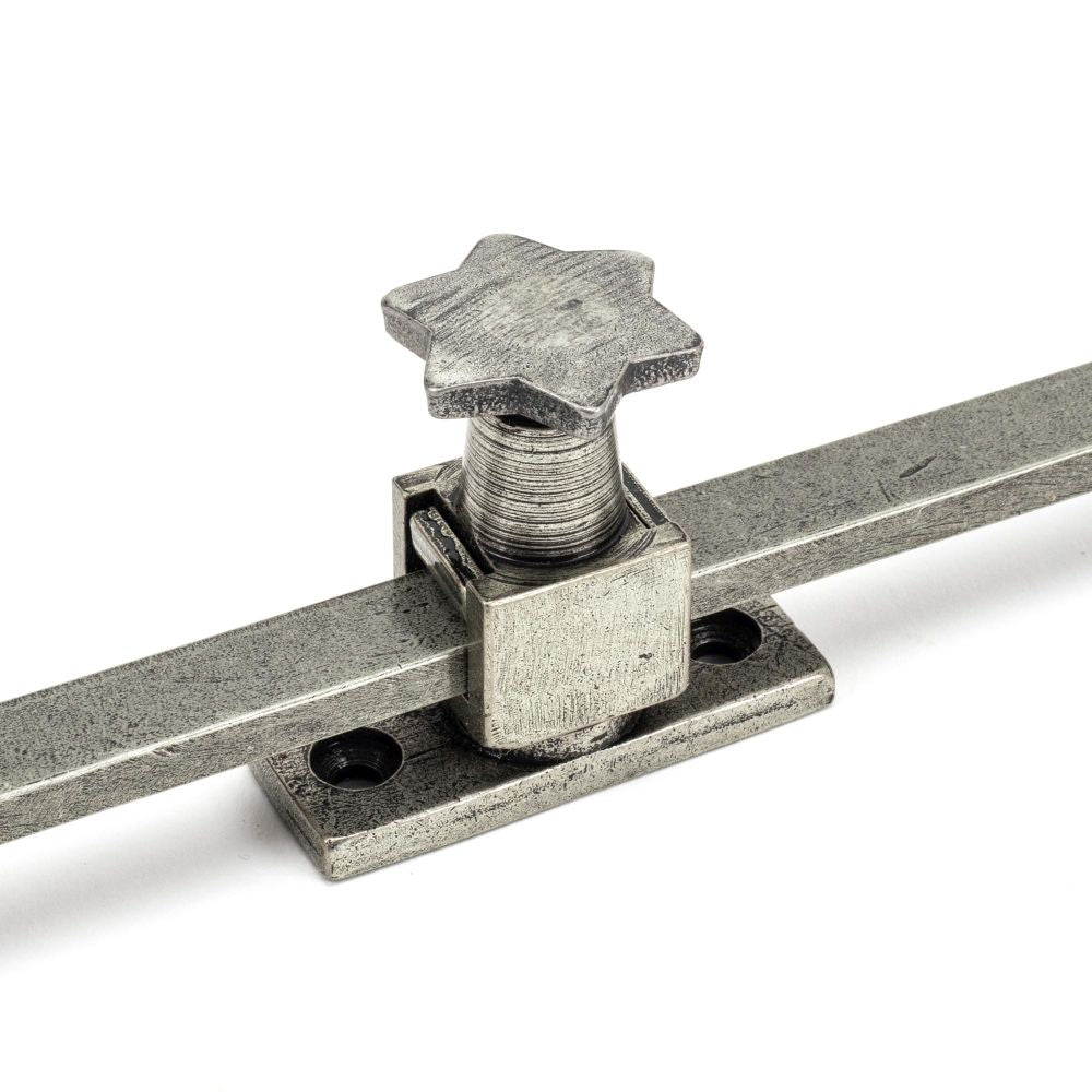 This is an image showing From The Anvil - Pewter 12" Sliding Stay available from T.H Wiggans Architectural Ironmongery in Kendal, quick delivery and discounted prices