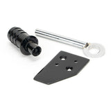 This is an image showing From The Anvil - Black Key-Flush Sash Stop available from T.H Wiggans Architectural Ironmongery in Kendal, quick delivery and discounted prices