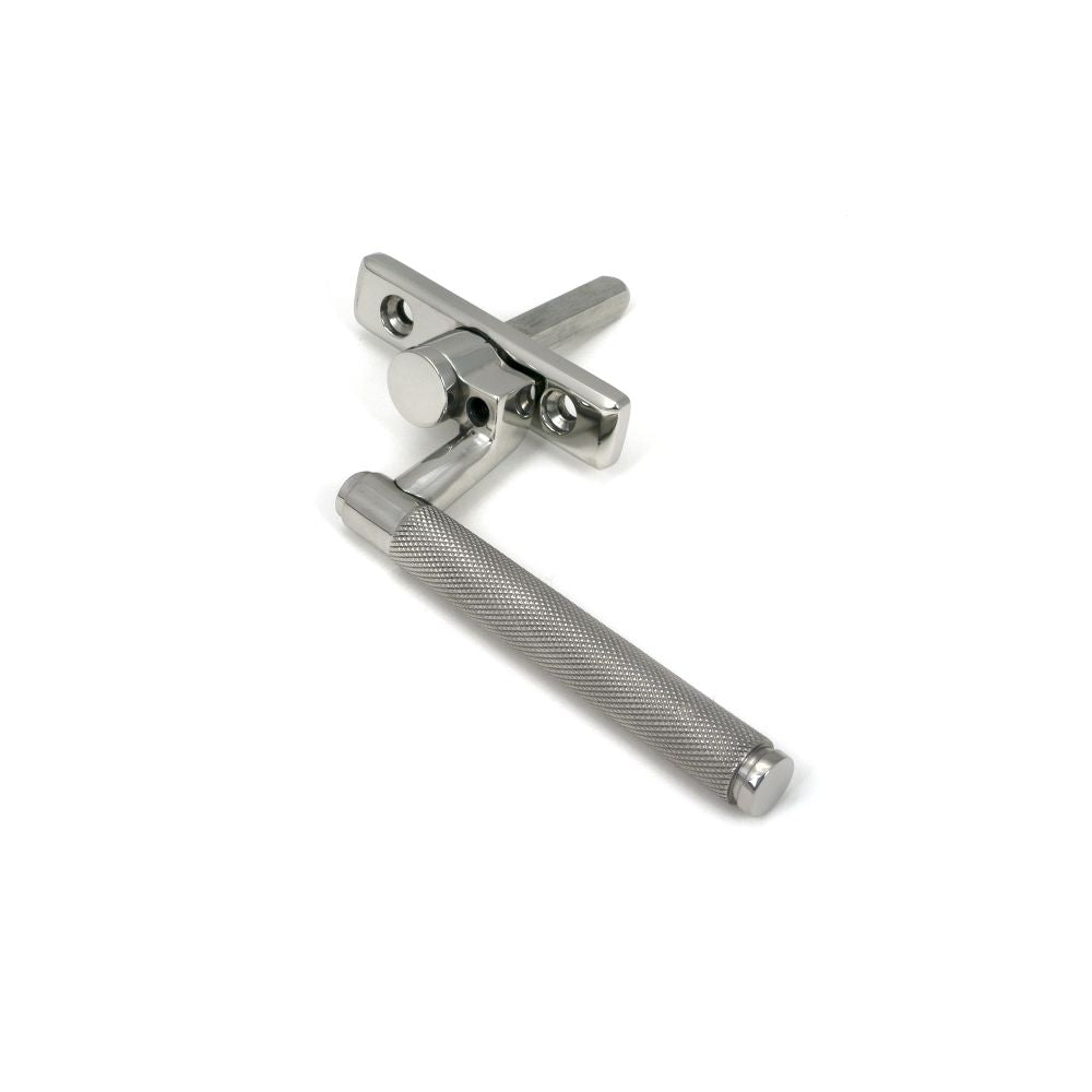 This is an image showing From The Anvil - Polished Marine SS (316) Brompton Espag - LH available from T.H Wiggans Architectural Ironmongery in Kendal, quick delivery and discounted prices