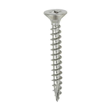 This is an image showing TIMCO Classic Multi-Purpose Screws - PZ - Double Countersunk - A4 Stainless Steel
 - 5.0 x 40 - 200 Pieces Box available from T.H Wiggans Ironmongery in Kendal, quick delivery at discounted prices.