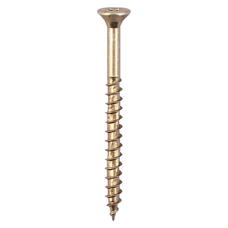 This is an image showing TIMCO Velocity Premium Multi-Use Screws - PZ - Double Countersunk - Yellow
 - 5.0 x 45 - 200 Pieces Box available from T.H Wiggans Ironmongery in Kendal, quick delivery at discounted prices.