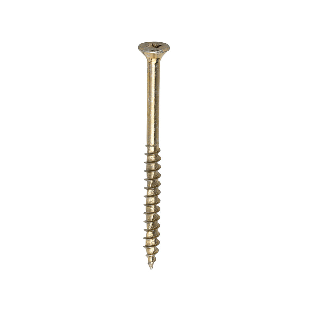This is an image showing TIMCO Velocity Premium Multi-Use Screws - PZ - Double Countersunk - Yellow
 - 5.0 x 70 - 200 Pieces Box available from T.H Wiggans Ironmongery in Kendal, quick delivery at discounted prices.