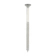 This is an image showing TIMCO Classic Multi-Purpose Screws - PZ - Double Countersunk - Stainless Steel - 5.0 x 80 - 6 Pieces TIMpac available from T.H Wiggans Ironmongery in Kendal, quick delivery at discounted prices.