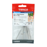 This is an image showing TIMCO Classic Multi-Purpose Screws - PZ - Double Countersunk - Stainless Steel - 5.0 x 80 - 6 Pieces TIMpac available from T.H Wiggans Ironmongery in Kendal, quick delivery at discounted prices.