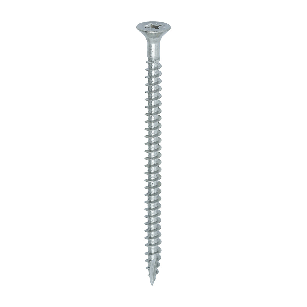 This is an image showing TIMCO Classic Multi-Purpose Screws - PZ - Double Countersunk - A4 Stainless Steel
 - 5.0 x 80 - 200 Pieces Box available from T.H Wiggans Ironmongery in Kendal, quick delivery at discounted prices.