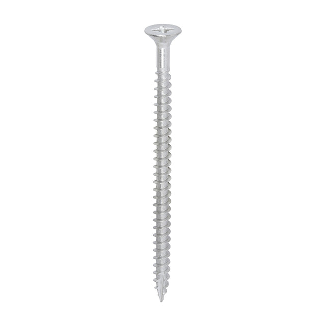 This is an image showing TIMCO Classic Multi-Purpose Screws - PZ - Double Countersunk - A2 Stainless Steel
 - 5.0 x 80 - 200 Pieces Box available from T.H Wiggans Ironmongery in Kendal, quick delivery at discounted prices.