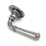 This is an image showing From The Anvil - Pewter Regency Lever on Rose Set - Unsprung available from trade door handles, quick delivery and discounted prices