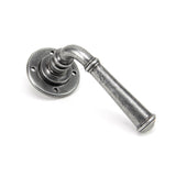 This is an image of From The Anvil - Pewter Regency Lever on Rose Set - Unsprung available to order from T.H Wiggans Architectural Ironmongery in Kendal, quick delivery and discounted prices.