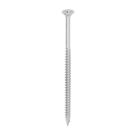 This is an image showing TIMCO Classic Multi-Purpose Screws - PZ - Double Countersunk - A2 Stainless Steel
 - 5.0 x 100 - 100 Pieces Box available from T.H Wiggans Ironmongery in Kendal, quick delivery at discounted prices.