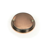 This is an image showing From The Anvil - Polished Bronze 60mm Plain Round Pull available from trade door handles, quick delivery and discounted prices