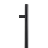 This is an image of From The Anvil - Matt Black SS (316) 0.6m T Bar Handle Secret Fix 32mm available to order from T.H Wiggans Architectural Ironmongery in Kendal, quick delivery and discounted prices.