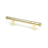 This is an image showing From The Anvil - Polished Brass Kelso Pull Handle - Small available from T.H Wiggans Architectural Ironmongery in Kendal, quick delivery and discounted prices