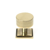 This is an image showing From The Anvil - Aged Brass Kelso Cabinet Knob - 32mm (Square) available from T.H Wiggans Architectural Ironmongery in Kendal, quick delivery and discounted prices