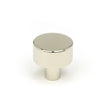 This is an image showing From The Anvil - Polished Nickel Kelso Cabinet Knob - 25mm (No Rose) available from T.H Wiggans Architectural Ironmongery in Kendal, quick delivery and discounted prices