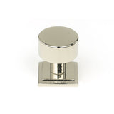 This is an image showing From The Anvil - Polished Nickel Kelso Cabinet Knob - 25mm (Square) available from T.H Wiggans Architectural Ironmongery in Kendal, quick delivery and discounted prices