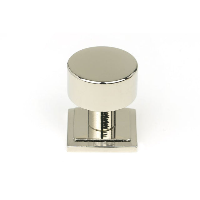 This is an image showing From The Anvil - Polished Nickel Kelso Cabinet Knob - 25mm (Square) available from T.H Wiggans Architectural Ironmongery in Kendal, quick delivery and discounted prices