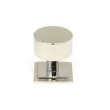 This is an image showing From The Anvil - Polished Nickel Kelso Cabinet Knob - 32mm (Square) available from T.H Wiggans Architectural Ironmongery in Kendal, quick delivery and discounted prices