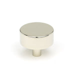 This is an image showing From The Anvil - Polished Nickel Kelso Cabinet Knob - 38mm (No rose) available from T.H Wiggans Architectural Ironmongery in Kendal, quick delivery and discounted prices
