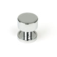 This is an image showing From The Anvil - Polished Chrome Kelso Cabinet Knob - 25mm (Plain) available from T.H Wiggans Architectural Ironmongery in Kendal, quick delivery and discounted prices