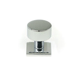 This is an image showing From The Anvil - Polished Chrome Kelso Cabinet Knob - 25mm (Square) available from T.H Wiggans Architectural Ironmongery in Kendal, quick delivery and discounted prices