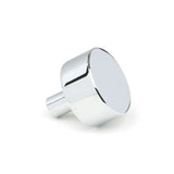 This is an image showing From The Anvil - Polished Chrome Kelso Cabinet Knob - 32mm (No rose) available from trade door handles, quick delivery and discounted prices