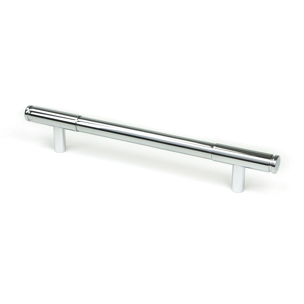 This is an image showing From The Anvil - Polished Chrome Kelso Pull Handle - Medium available from T.H Wiggans Architectural Ironmongery in Kendal, quick delivery and discounted prices