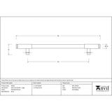 This is an image showing From The Anvil - Polished Chrome Kelso Pull Handle - Large available from trade door handles, quick delivery and discounted prices