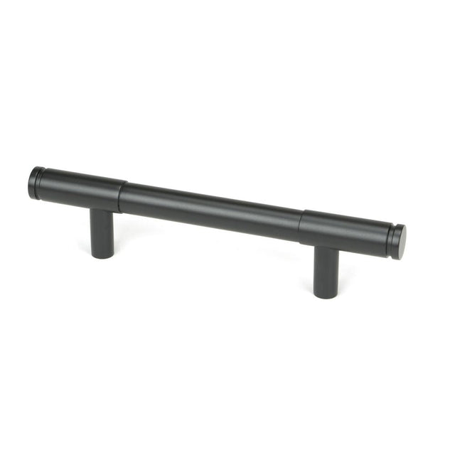 This is an image showing From The Anvil - Matt Black Kelso Pull Handle - Small available from T.H Wiggans Architectural Ironmongery in Kendal, quick delivery and discounted prices