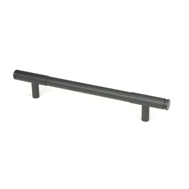 This is an image showing From The Anvil - Matt Black Kelso Pull Handle - Medium available from T.H Wiggans Architectural Ironmongery in Kendal, quick delivery and discounted prices