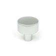 This is an image showing From The Anvil - Satin Chrome Kelso Cabinet Knob - 25mm (No rose) available from T.H Wiggans Architectural Ironmongery in Kendal, quick delivery and discounted prices