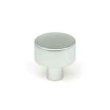 This is an image showing From The Anvil - Satin Chrome Kelso Cabinet Knob - 25mm (No rose) available from T.H Wiggans Architectural Ironmongery in Kendal, quick delivery and discounted prices