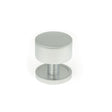 This is an image showing From The Anvil - Satin Chrome Kelso Cabinet Knob - 32mm (Plain) available from T.H Wiggans Architectural Ironmongery in Kendal, quick delivery and discounted prices