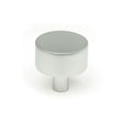 This is an image showing From The Anvil - Satin Chrome Kelso Cabinet Knob - 32mm (No rose) available from T.H Wiggans Architectural Ironmongery in Kendal, quick delivery and discounted prices