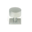 This is an image showing From The Anvil - Satin Chrome Kelso Cabinet Knob - 32mm (Square) available from T.H Wiggans Architectural Ironmongery in Kendal, quick delivery and discounted prices
