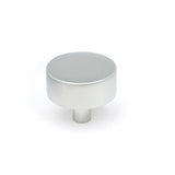 This is an image showing From The Anvil - Satin Chrome Kelso Cabinet Knob - 38mm (No rose) available from T.H Wiggans Architectural Ironmongery in Kendal, quick delivery and discounted prices