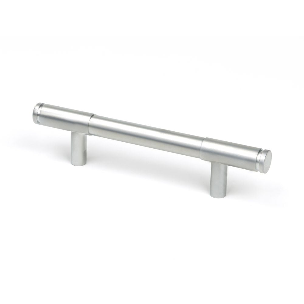 This is an image showing From The Anvil - Satin Chrome Kelso Pull Handle - Small available from T.H Wiggans Architectural Ironmongery in Kendal, quick delivery and discounted prices