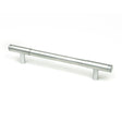 This is an image showing From The Anvil - Satin Chrome Kelso Pull Handle - Medium available from T.H Wiggans Architectural Ironmongery in Kendal, quick delivery and discounted prices