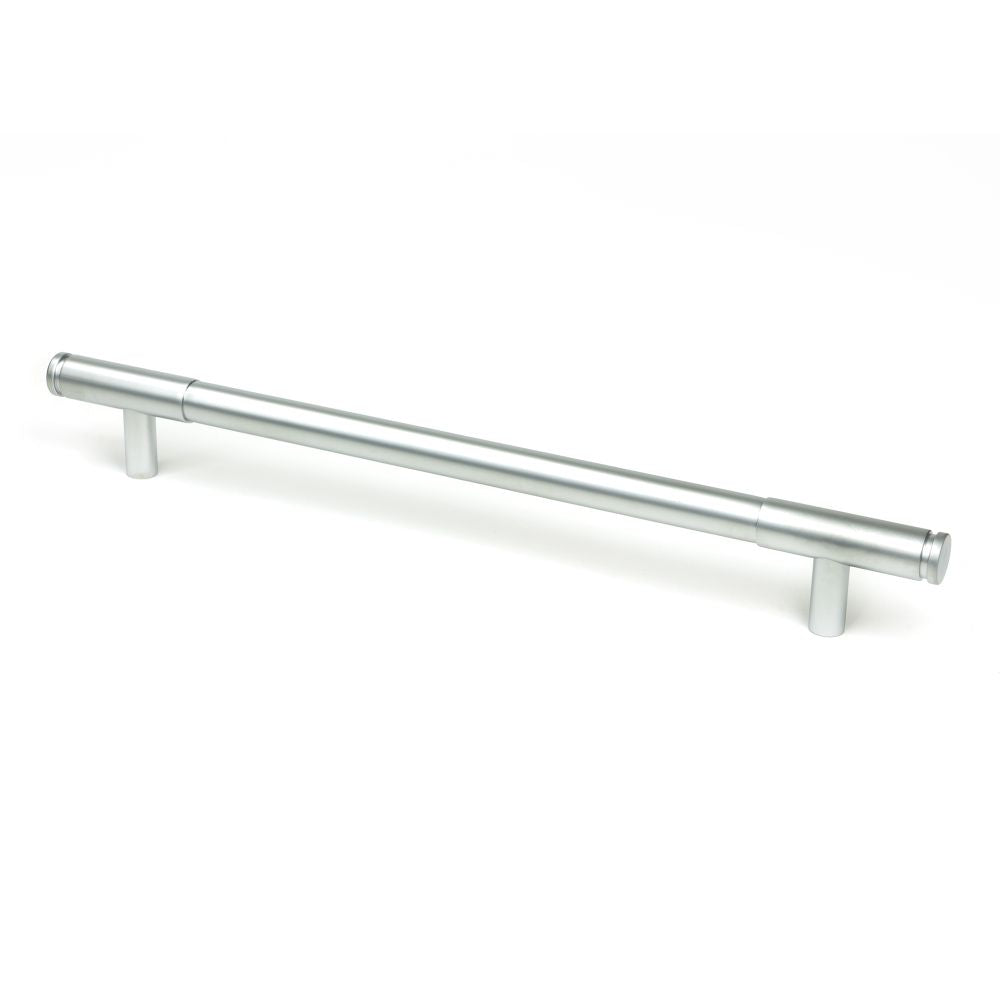 This is an image showing From The Anvil - Satin Chrome Kelso Pull Handle - Large available from T.H Wiggans Architectural Ironmongery in Kendal, quick delivery and discounted prices