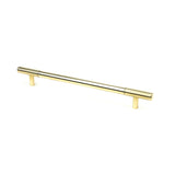 This is an image showing From The Anvil - Polished Brass Judd Pull Handle - Large available from T.H Wiggans Architectural Ironmongery in Kendal, quick delivery and discounted prices